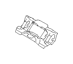View 52140AJ47A9P Floor Pan Crossmember. Frame Side Member CrossMember (Rear). Full-Sized Product Image