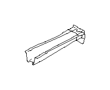 View 52159AL02A9P Floor Side Rail. Frame Rail. Frame Side Member. Frame Complete Floor Side (Left, Rear). Full-Sized Product Image