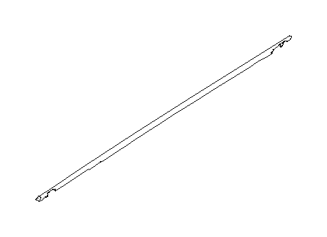View 61280AL01B Door Belt Molding. Door Window Belt Weatherstrip (Left, Front, Outer). Full-Sized Product Image