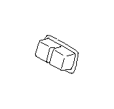 View 64315AJ04A Seat Back Panel. Cover Striker. Full-Sized Product Image