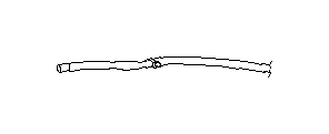 View 65475AL01A Sunroof Drain Hose. Drain Tube (Rear). Full-Sized Product Image