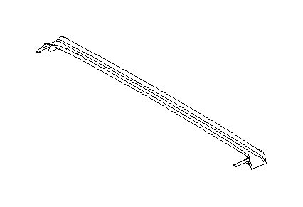 View 65417AL00A Sunroof Drain Hose. Sunroof Drip Rail. Sunroof Guide Rail. Drain Plate. Full-Sized Product Image