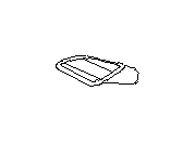 View 66115AL02A Dashboard Air Vent Trim. Windshield Defroster Nozzle. Grille Side Defrost (Left, Front, Passenger). Full-Sized Product Image
