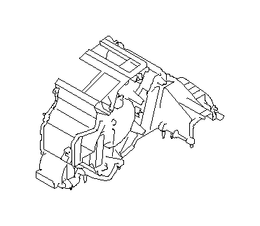 View 72120AJ22A Heater Core Case. HVAC Unit Case. Heater Unit (Right). Full-Sized Product Image