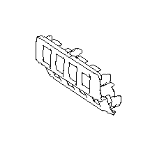 View 83472AL04AWM Instrument Cluster Bezel. Instrument Panel Bezel. Instrument Panel Cover (IVORY). Full-Sized Product Image