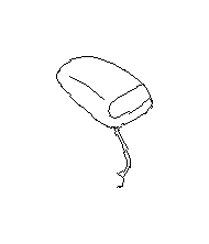 View 86321AL71ATR GPS Antenna. Radio Antenna (ICE SILVER METALLIC). Full-Sized Product Image