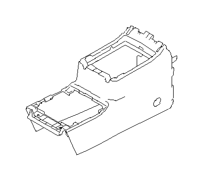 View 92113AL00AVH Console Box (Lower, Center, BLACK) Full-Sized Product Image