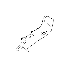 View 94088AL11A Body A Pillar Trim Panel Insert. Body A Pillar Trim Panel Insulator (Left, Front). Full-Sized Product Image