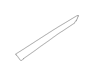 View 94228AL03A Door Trim Molding. Ornament Panel (Left, Rear). Full-Sized Product Image