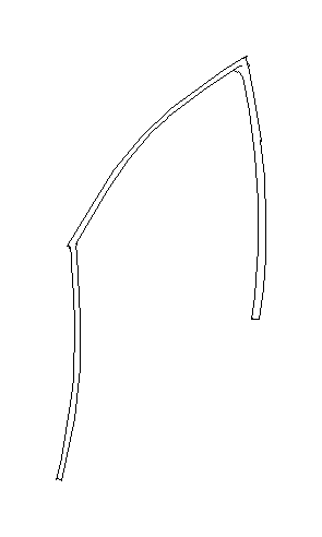 Image of Window Channel. GLASSRUN Door. Run Channel (Right, Front). image for your 2010 Subaru Forester  XT 
