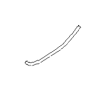 Image of Door Seal. Weatherstrip Door (Right, Rear, Lower). Rubber Seal around the. image for your 2016 Subaru Crosstrek  Limited 