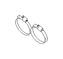 View 805970030 Hose Clamp (TURBO) Full-Sized Product Image