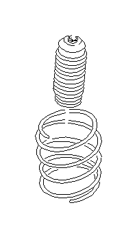 View 20331PA000 Coil Spring 933 (Front) Full-Sized Product Image