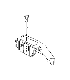 View 57345PA010DO Fuel Door Release Handle. Cover Opener Handle. Trunk (Beige, BEIGE). Full-Sized Product Image