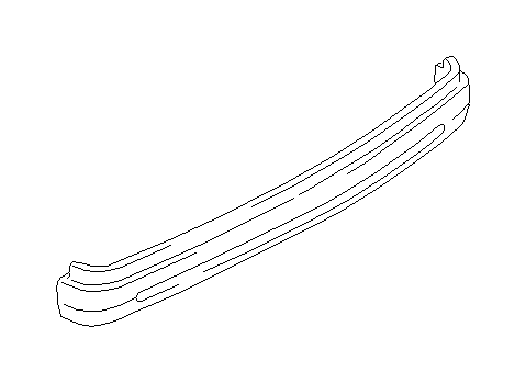 View 57730PA010 Energy Absorber Bumper (Rear, BLACK MICA) Full-Sized Product Image