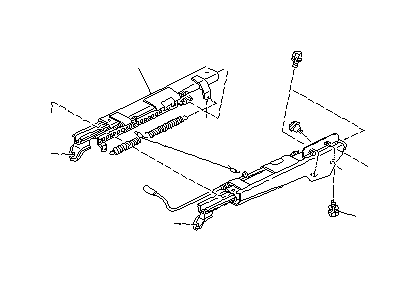 View 64221PA121 Seat Track. Slide Rail (Right, Inner). Full-Sized Product Image