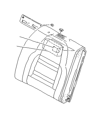 View 64581PA000MA Cover Lock. Rest Lock (Right, Rear, Back, Grey, GRAY). Full-Sized Product Image