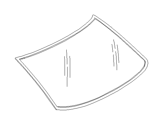 View 65001PA350 Glass Window (Rear) Full-Sized Product Image