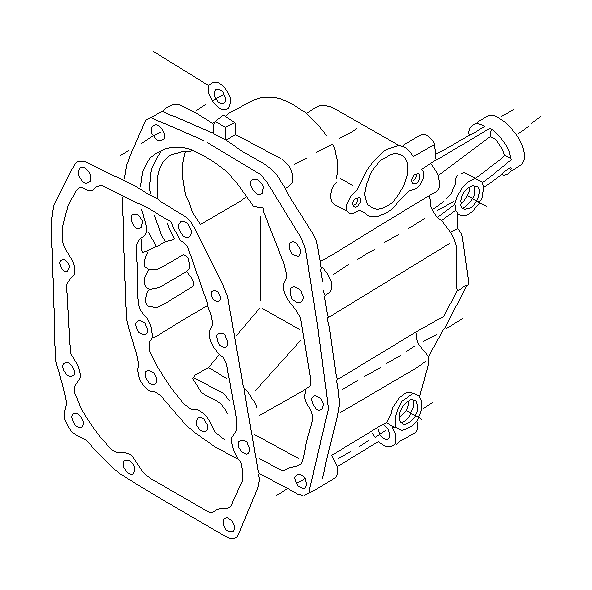 View 442257000 Gasket Main Case R. Manual Transmission (Rear). Full-Sized Product Image