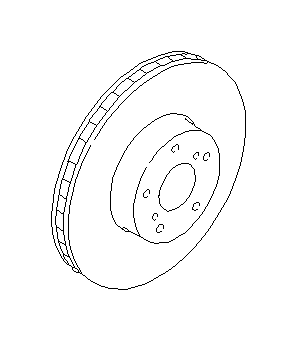 View 26310AA011 Disc Brake Rotor. Brake Disk (Front). Full-Sized Product Image