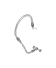 View 26531AA110 Brake Hydraulic Hose. Brake Hose Kit (Left, Rear). Full-Sized Product Image