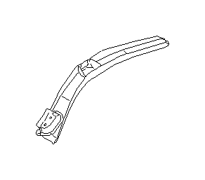 View 52143AA270 Floor Side Rail Reinforcement. Frame Side Member Reinforcement (Left, Front). Full-Sized Product Image