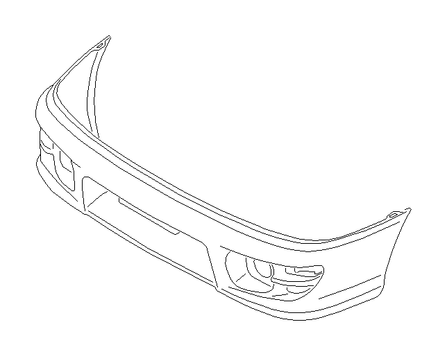 View 57720FA280 Bumper Cover. Bumper Face (Front). Full-Sized Product Image