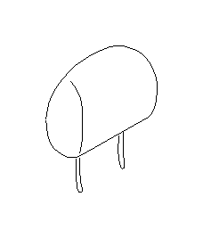 View 64060FA010MU Headrest (Front) Full-Sized Product Image