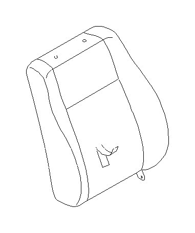 View 64152FA400MU Seat Cushion Cover. F/B Cover. Rest (Right, Front, Back, GRAY; LIGHT GRAY). Full-Sized Product Image