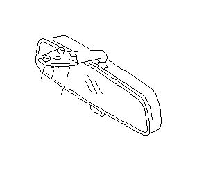 View 92030AA011ML Rear View Mirror. Automatic Dimming. Electrochromic (Inner). Full-Sized Product Image