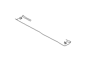 View 94012FA040ND Door Interior Trim Panel. Liftgate Trim. Roof Opening Trim. Trim Rail Panel (Rear, GRAY; LIGHT GRAY). Full-Sized Product Image