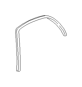 View 94018FA050 Door Opening Trim. Garnish (Left, Rear). Full-Sized Product Image