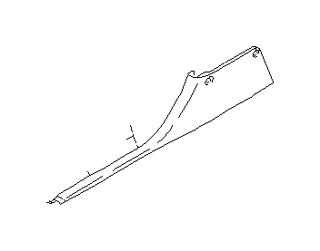 View 94065FA520MJ Door Sill Plate. Cover Side Sill (Right, Rear, Upper, GRAY; LIGHT GRAY). Full-Sized Product Image
