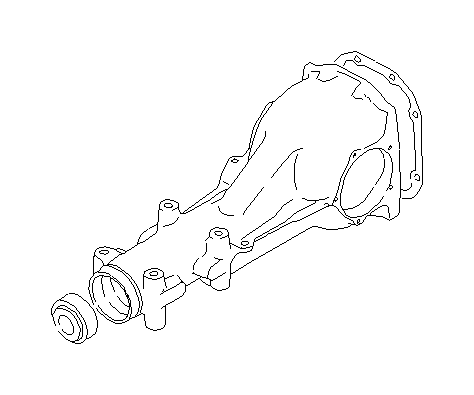 View 38312AA030 Differential Housing. Carrier Differential. Full-Sized Product Image