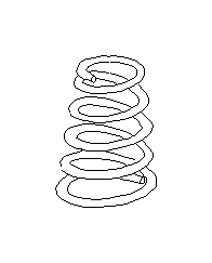 View 20380FE560 Coil Spring (Right, Rear) Full-Sized Product Image