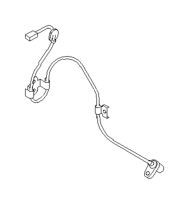 View 27540AE001 ABS Wheel Speed Sensor (Right, Front) Full-Sized Product Image