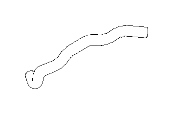 View 34611FE080 Power Steering Reservoir Line Hose. Hose Suction. Full-Sized Product Image