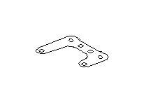 View 34166FE050 Rack and Pinion Mount Clamp. Clamp Gear Box Pinion. Full-Sized Product Image