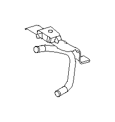 View 42052FE690 Vapor Canister Bracket (Rear) Full-Sized Product Image