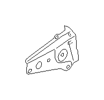 View 50811AE000 Dashboard Panel Brace. Instrument Panel Mounting Bracket. Bulkhead. Stay Bulk (Right, Front). Full-Sized Product Image