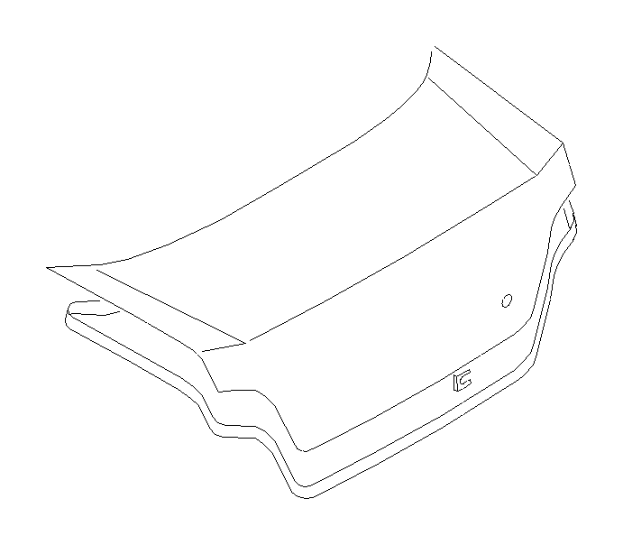 View 57509FE090 Deck Lid. Trunk Lid Complete. Full-Sized Product Image