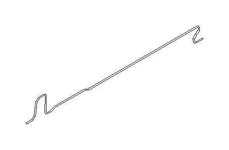 View 57529FE000 Trunk Torque Rod. Torsion Bar Trunk Lid (Right). Full-Sized Product Image