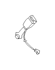 View 64631FE000ML Seat Belt Receptacle. Seat Belt IN (Front, Inner). Full-Sized Product Image