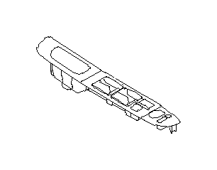 View 94266FE010OE Door Switch Trim Panel. Door Window Switch Bezel. Interior Door Handle Trim (Left). Full-Sized Product Image