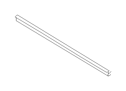 View 61282FE020 Door Belt Molding. Door Window Belt Weatherstrip (Right, Rear, Inner). Full-Sized Product Image