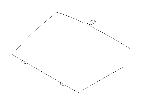 View 95066FE041ML Floor Mat. Trunk Floor Access Cover. Trunk Mat (Rear, Center). Full-Sized Product Image