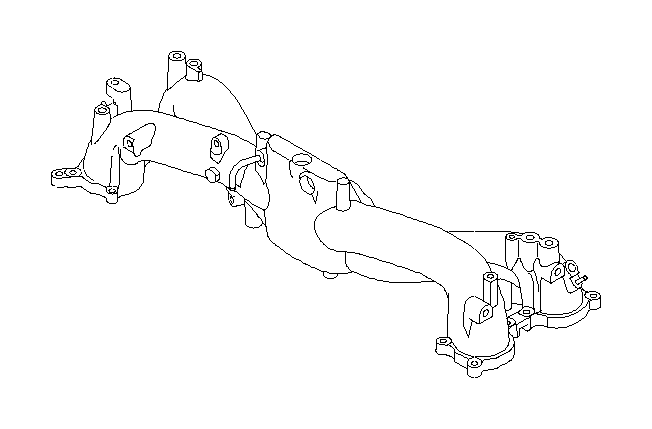 View 14001AB970 Engine Intake Manifold. Manifold Complete Intake. Full-Sized Product Image