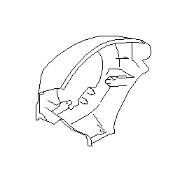View 34317AG050 Steering Column Cover. Steering Wheel Cover. Steering Wheel Trim. Bolt Air Bag (Back, Lower, Plastic). Full-Sized Product Image