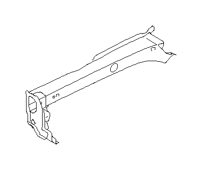 View 51620FG0719P Fender Rail. Frame Side Member. Frame Side Complete. Screw Grommet (Left). Full-Sized Product Image