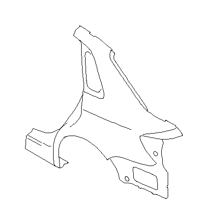 View 51439FG0919P Panel SD Quarter. Complete. Drain. Plug (Left, Rear Quarter, Front, Outer). Full-Sized Product Image